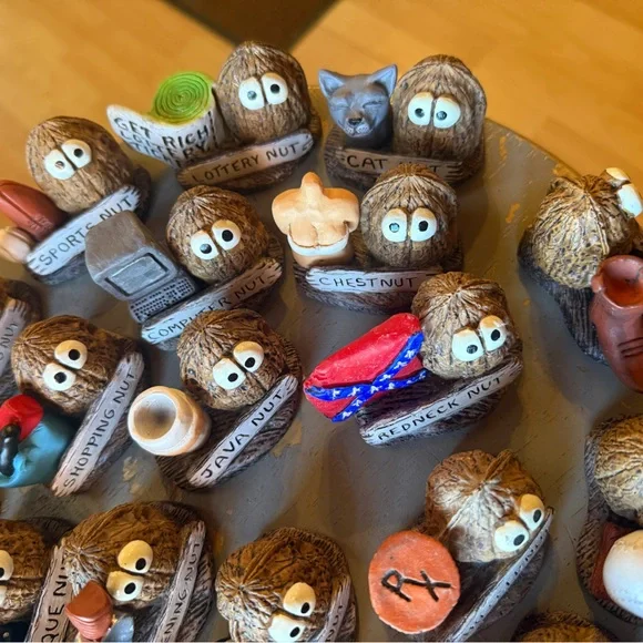 New- Your choice of one Novelty Nut Figurines Hilarious Adorable and Fun - Picture 6 of 14